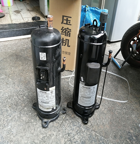 渝水中央空调压缩机的更换维修